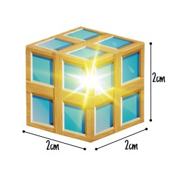 Woopie Klocki Magnetyczne Kostki 54 el Montessori Ocean Układanka Gra 3D