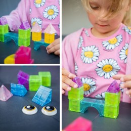 WOOPIE Klocki Magnetyczne 21el M Block Kreatywne Edukacyjne Prezent 3D