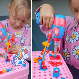 WOOPIE Klocki do Skręcania i Rozkręcania Jednorożec 3D