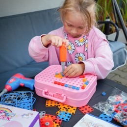 WOOPIE Klocki do Skręcania i Rozkręcania Jednorożec 3D
