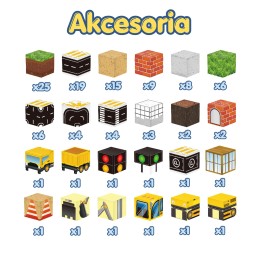 WOOPIE Magnetyczne Klocki Konstrukcyjne Plac Budowy 115 el.
