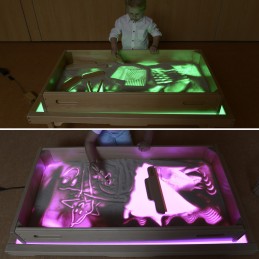 MASTERKIDZ Sensoryczna Prostokątna Taca do Zabawy Piaskiem