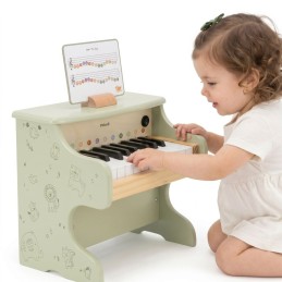 VIGA PolarB Drewniane Pianino dla Dzieci Nauka Gry Nutki Instrument Montessori