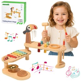 TOOKY TOY Edukacyjny Stolik Muzyczny -Tukan