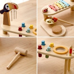 TOOKY TOY Edukacyjny Stolik Muzyczny -Tukan