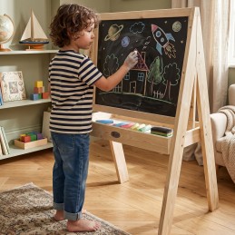 CLASSIC WORLD EDU Drewniana Tablica Kredowa Edukacyjna