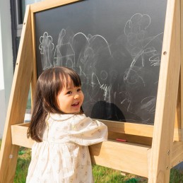 CLASSIC WORLD EDU Drewniana Tablica Kredowa Edukacyjna
