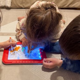 WOOPIE Magiczny Tablet Graficzny do Rysowania Neonowe Kolory