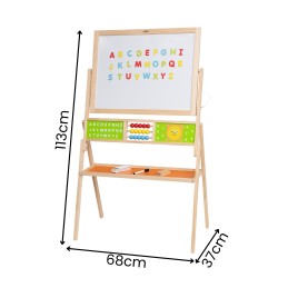 VIGA Duża Tablica Edukacyjna 2w1