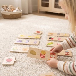 VIGA Zestaw Puzzli Odkrywaj Związki Między Naturą a Jedzeniem