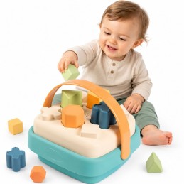 SMOBY Little Green Sorter w Koszyku Bioplastik