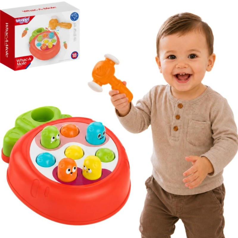 WOOPIE BABY Gra Zręcznościowa Uderz Kreta Wbijanka