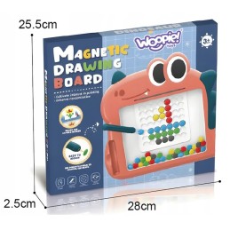 WOOPIE Tablica Magnetyczna dla Dzieci Montessori MagPad Dinozaur