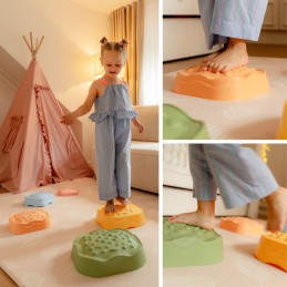 WOOPIE Kamienie Sensoryczne do Balansowania 5 el.