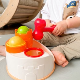 WOOPIE BABY Wbijak Przebijanka Zamek Kule Młotek Zabawka Edukacyjna 12m+