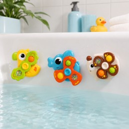 WOOPIE BABY Bączki Spinery Sensoryczne Przyssawki Zwierzątka 3 el.