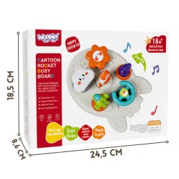 WOOPIE BABY Tablica Aktywności Edukacyjna Rakieta 7w1