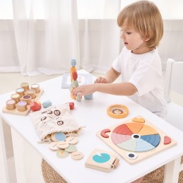 VIGA Zestaw Zabawek Edukacyjnych Pudełko Box od 36 miesiąca