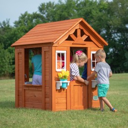 BACKYARD DISCOVERY Drewniany Domek Ogrodowy dla Dzieci Timberlake