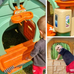 FEBER Domek ogrodowy Recycle Eco Segregacja Odpadów Zielona Energia