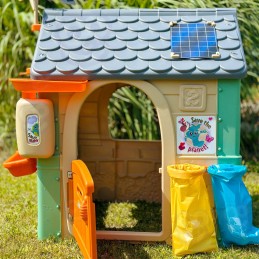 FEBER Domek ogrodowy Recycle Eco Segregacja Odpadów Zielona Energia