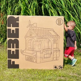 FEBER Domek ogrodowy Recycle Eco Segregacja Odpadów Zielona Energia