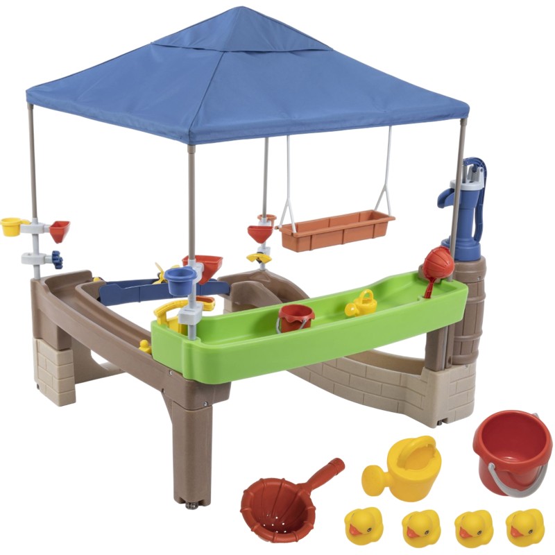STEP2 Wodne Centrum Zabawy Pompą i Baldachimem Pump & Splash Shady Oasis