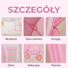 Wooopie Namiot Domek do Domu i Ogrodu XXL z Podłogą