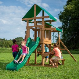 BACKYARD DISCOVERY Belmont Drewniany Plac Zabaw 6w1