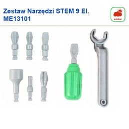 MASTERKIDZ Ręczne Narzędzia 6 Elementów Śrubokręt Klucz - Tablica Naukowo-Edukacyjna STEM