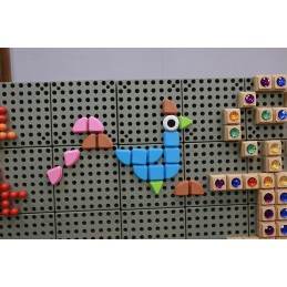 MASTERKIDZ Geometryczne Elementy Tablic 256 szt