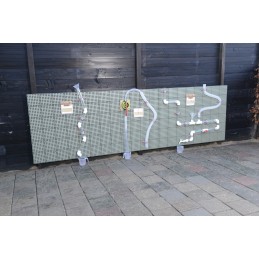 MASTERKIDZ Panel Ścienny Tablica Naukowa Kreatywna STEM Tablica na zewnątrz Outdoor + Panel Monatażowy 120x80cm