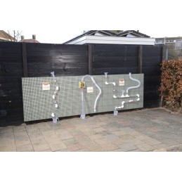 MASTERKIDZ Panel Ścienny Tablica Naukowa Kreatywna STEM Tablica na zewnątrz Outdoor + Panel Monatażowy 120x80cm