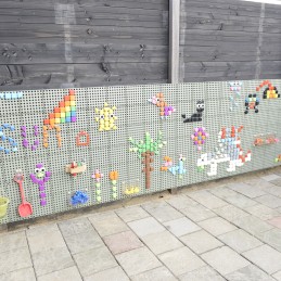 MASTERKIDZ Zestaw Kołeczki w kształcie figur geometrycznych 64szt do tablic STEM