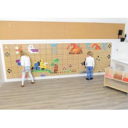 MASTERKIDZ Zestaw Kołeczki w kształcie figur geometrycznych 64szt do tablic STEM