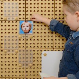 MASTERKIDZ Przezroczysta Kieszonka Na Zdjęcia Karty Etui 6 szt.