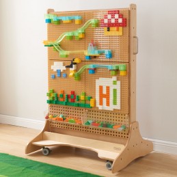 MASTERKIDZ Drewniana Tablica STEM Wolnostojąca