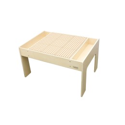MASTERKIDZ Drewniany Stół Edukacyjny + AKCESORIA STEM WALL