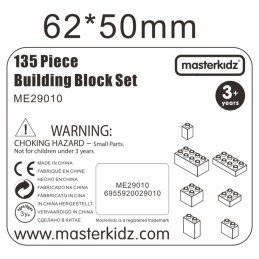 MASTERKIDZ Zestaw Klocków Konstrukcyjnych STEM 135 el.