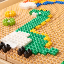 MASTERKIDZ Zestaw 4 Nakładek Na Panel Do Budowania Z Małych Klocków