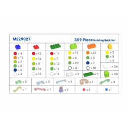 MASTERKIDZ Zestaw Klocków Konstrukcyjnych Tor Kulkowy STEM 359 el.