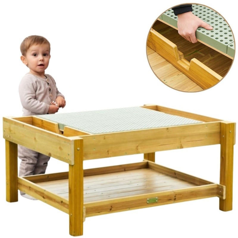 MASTERKIDZ Drewniany Stół Edukacyjny 1200L STEM Outdoor