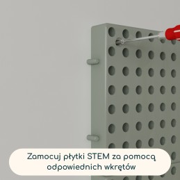 MASTERKIDZ Panel Ścienny Tablica Naukowa Kreatywna STEM Tablica na zewnątrz Outdoor 80 x 80 (cm)