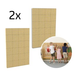 MASTERKIDZ Panele Montażowe STEM 2x 120x80 cm + Akcesoria Zestaw XXL