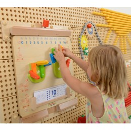 MASTERKIDZ Nauka Liczenia Ścienna Tablica Sensoryczna Flex Montessori