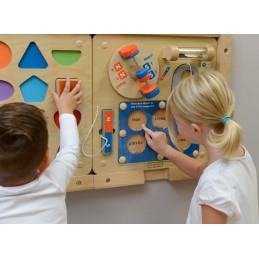 MASTERKIDZ Nauka o Przyciąganiu Magnetycznym - Ścienna Tablica Edukacyjna Flex Montessori