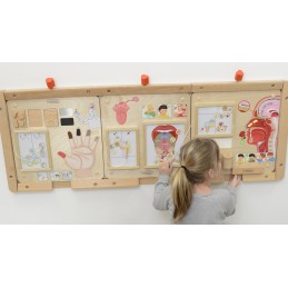 MASTERKIDZ Tablica Edukacyjna Zmysł Dotyku Montessori