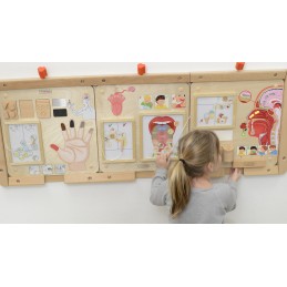 MASTERKIDZ Tablica Edukacyjna Zmysł Węchu Montessori