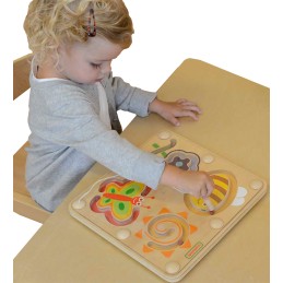 MASTERKIDZ Magnetyczny Labirynt Świat Owadów - Tabliczka