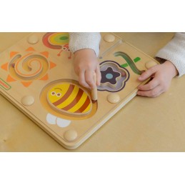 MASTERKIDZ Magnetyczny Labirynt Świat Owadów - Tabliczka